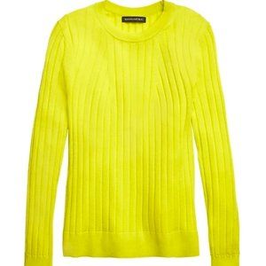 Banana Republic ribbed merino sweater, size L/G